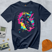 Printify T-Shirt Navy / S BMX Kid - Shirt