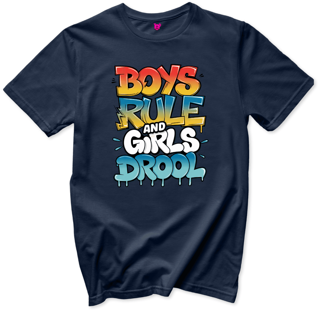 Boys Rule T-Shirt - Throwback Paradise
