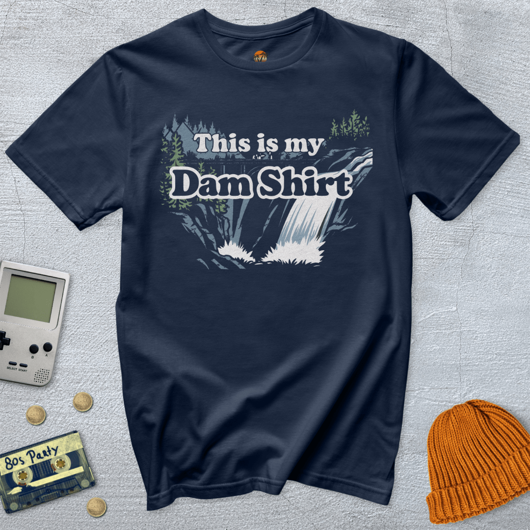 Printify T-Shirt Navy / S Dam Shirt - Shirt
