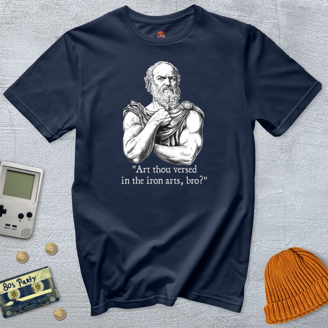 Printify T-Shirt Navy / S Dost Thou Lift - Shirt