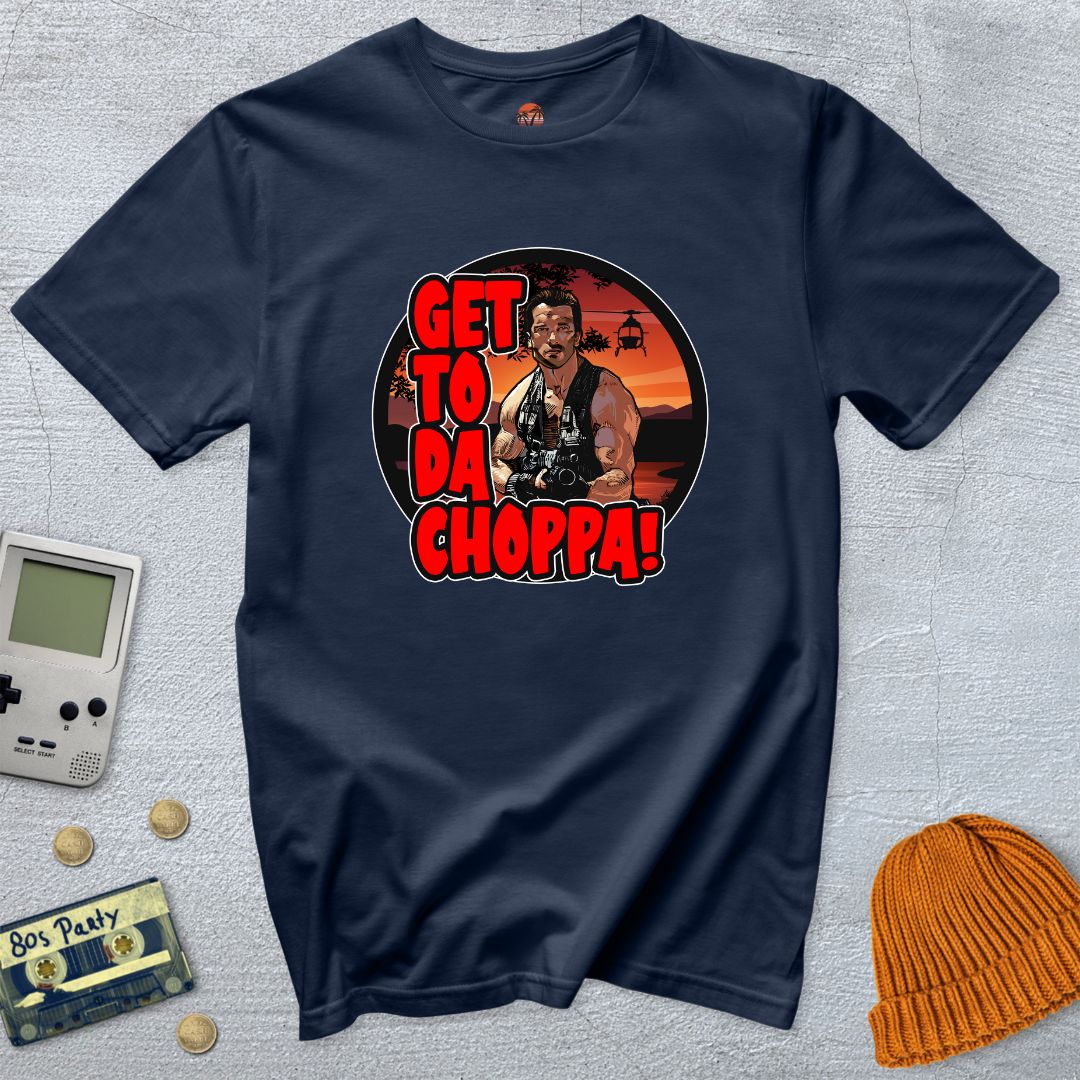 Printify T-Shirt Navy / S GetToDaChoppa - Shirt