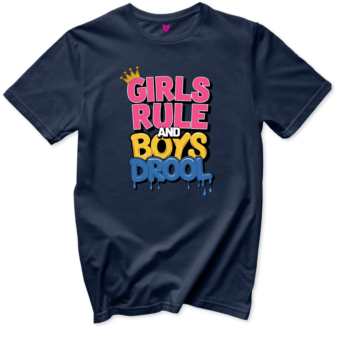 Girls Rule T-Shirt - Throwback Paradise