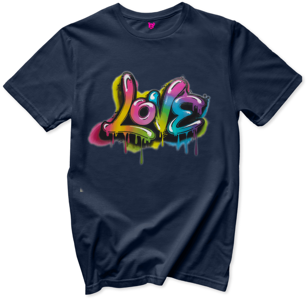 Graffiti Love T-Shirt - Throwback Paradise