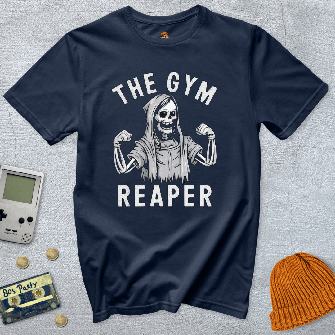Printify T-Shirt Navy / S GymReaper - Shirt