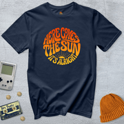 Printify T-Shirt Navy / S Here Comes the Sun - Shirt