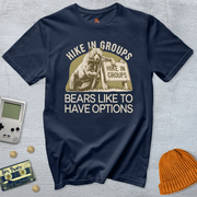 Printify T-Shirt Navy / S Hike in Groups - Shirt