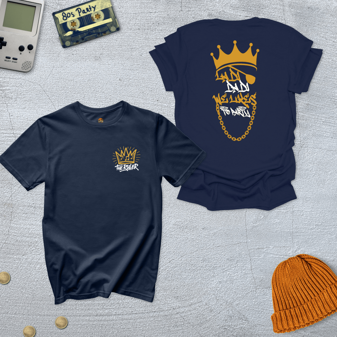 Printify T-Shirt Navy / S La Di Da Di - Shirt
