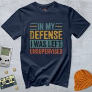 Printify T-Shirt Navy / S Left Unsupervised - Shirt