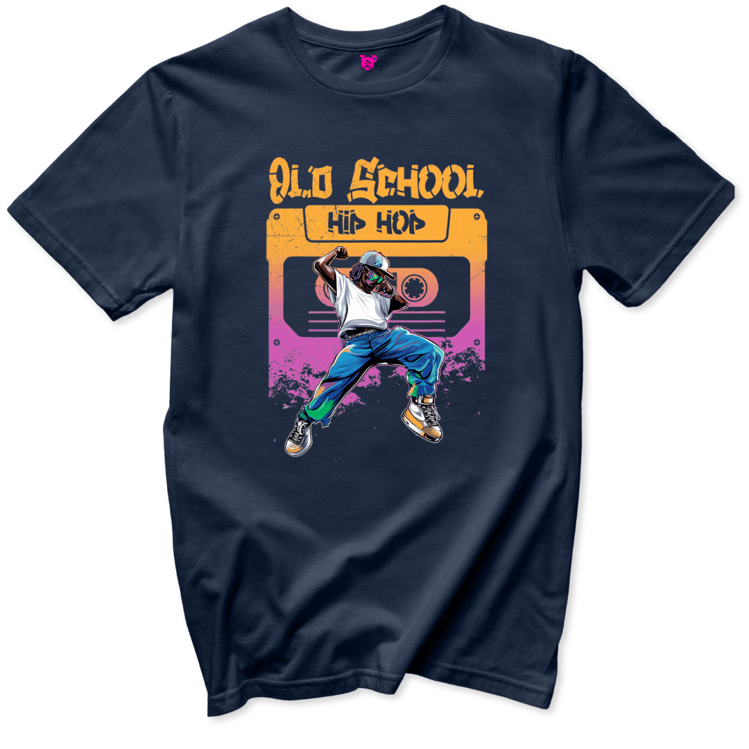 Old School Hip Hop Tape T-Shirt - Throwback Paradise