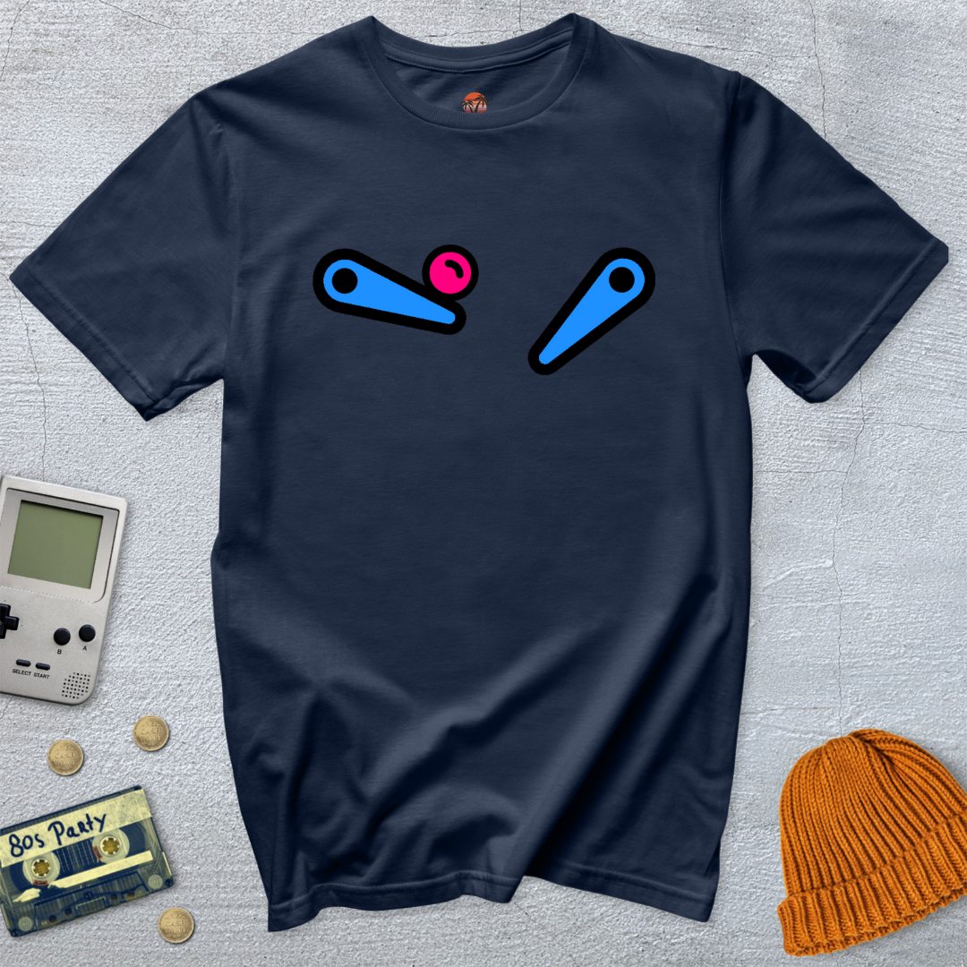 Printify T-Shirt Navy / S pinball - Shirt