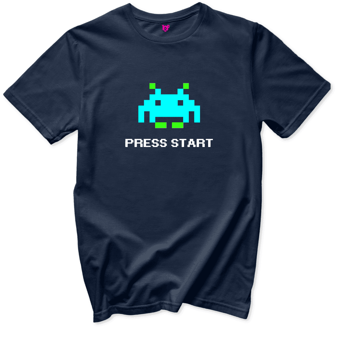 Press Start T-Shirt - Throwback Paradise