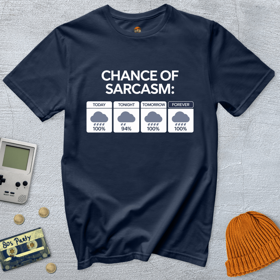 Printify T-Shirt Navy / S Sarcasm - Shirt