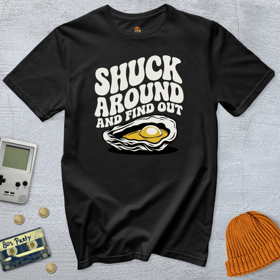 Printify T-Shirt Navy / S Shuck Around - Shirt