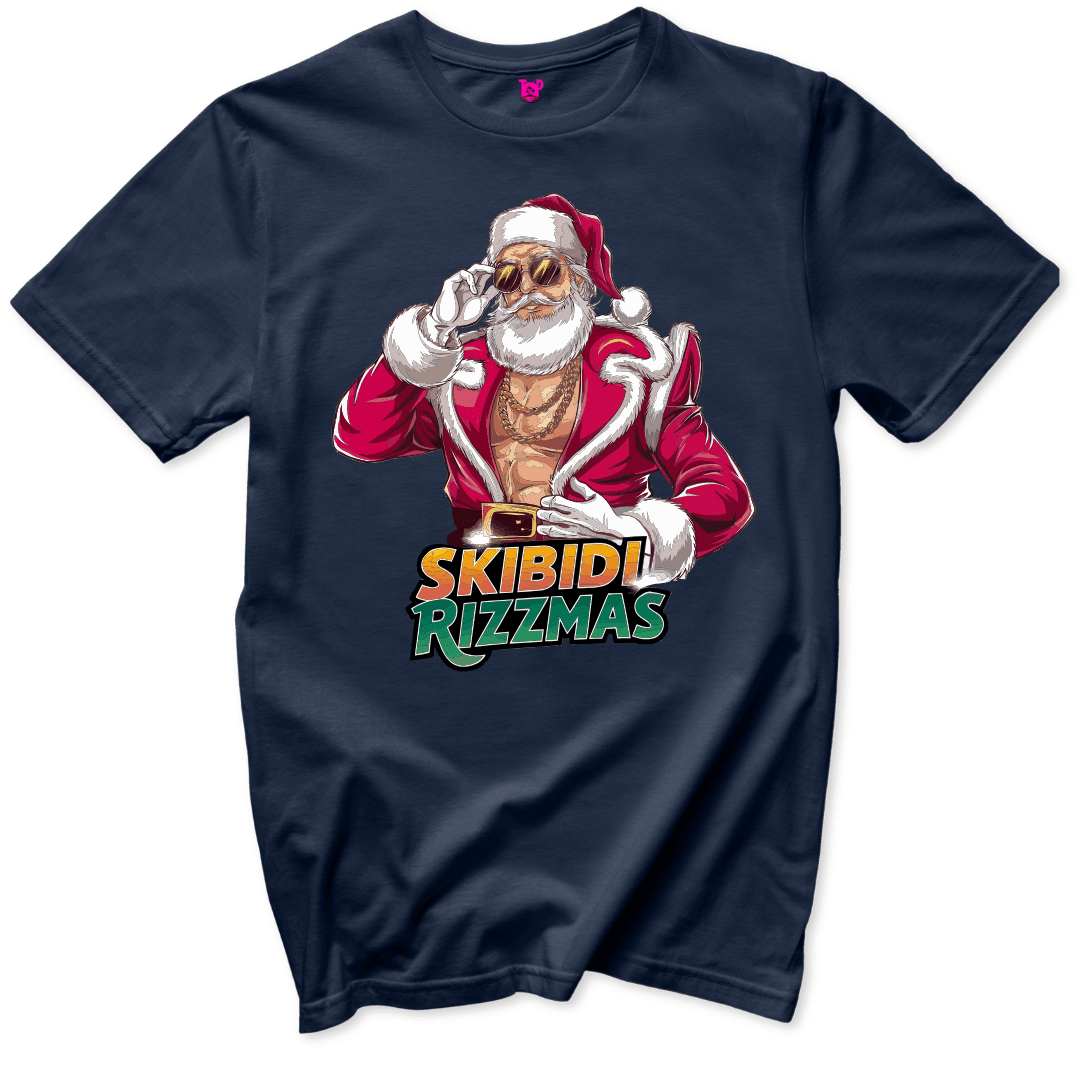 Skibidi Rizzmas T-Shirt - Throwback Paradise