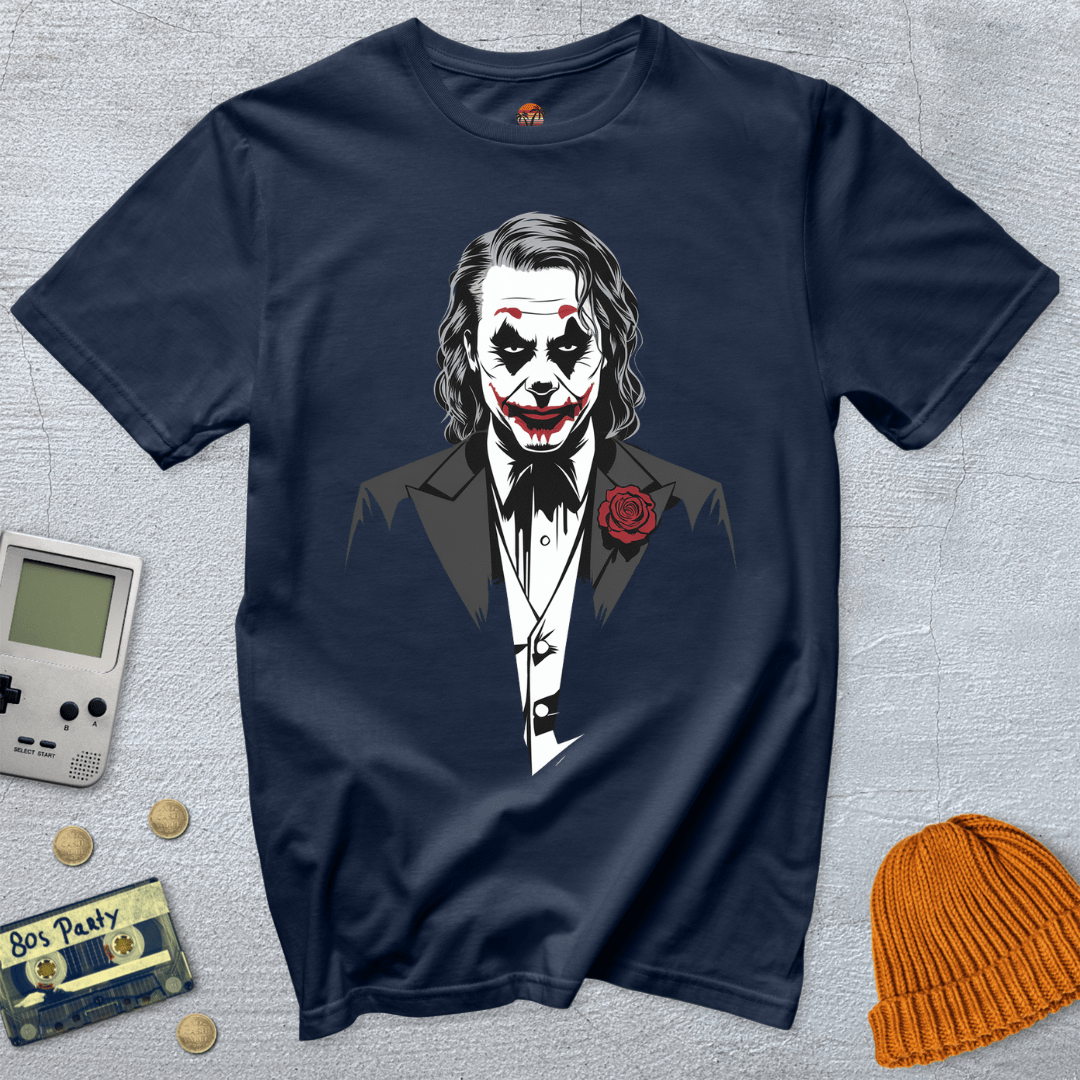 Printify T-Shirt Navy / S Smile - Shirt