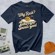 Printify T-Shirt Navy / S Why Rush - Shirt