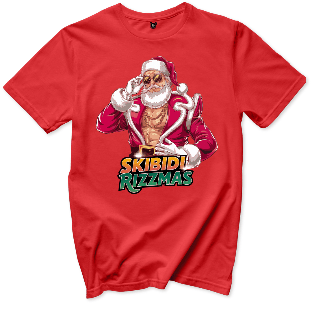 Skibidi Rizzmas T-Shirt - Throwback Paradise