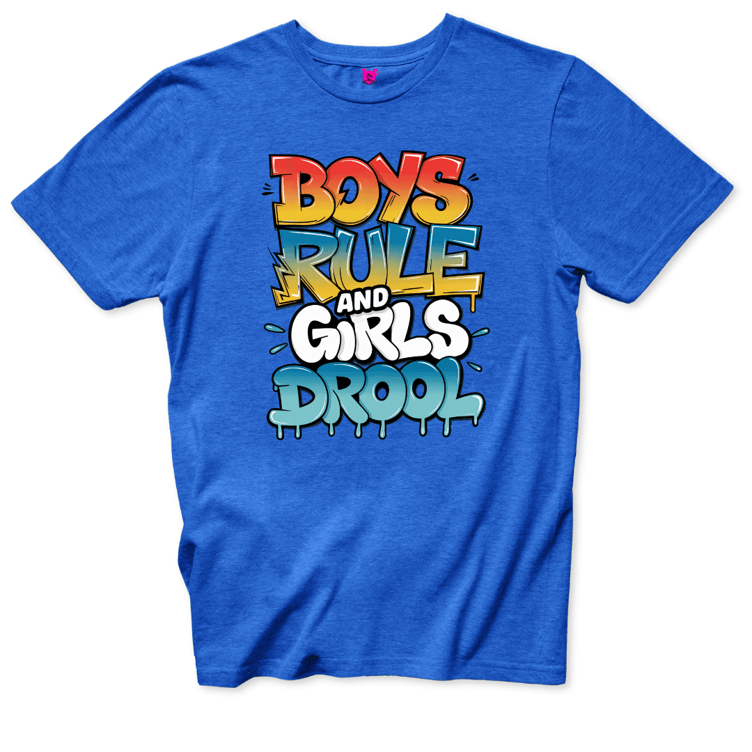 Boys Rule T-Shirt - Throwback Paradise