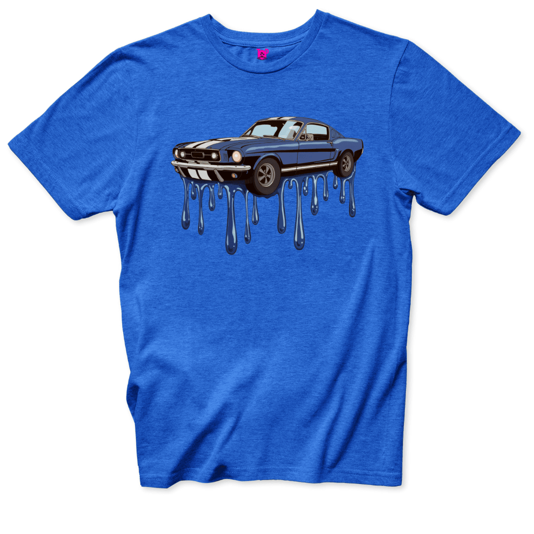 Dripping Muscle Car T-Shirt - Throwback Paradise