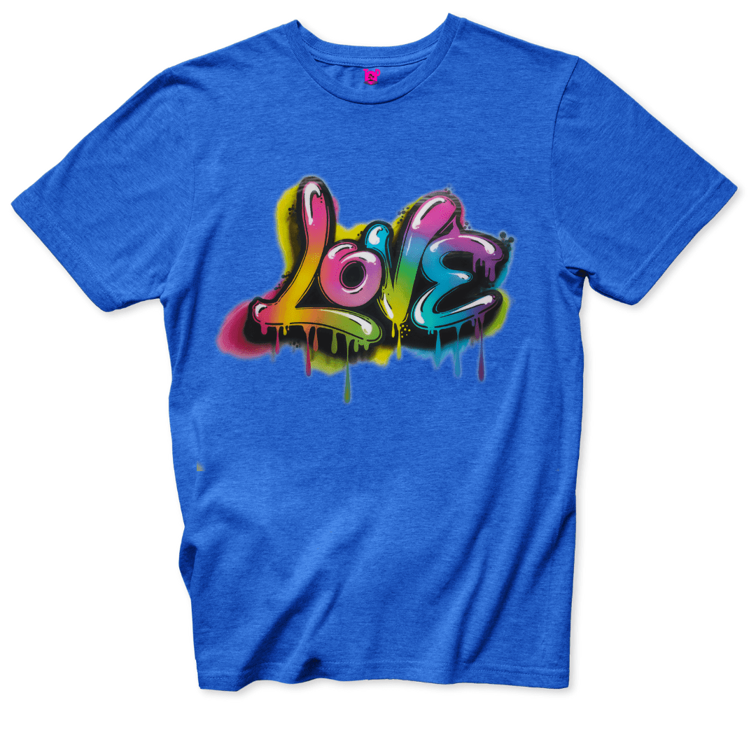 Graffiti Love T-Shirt - Throwback Paradise