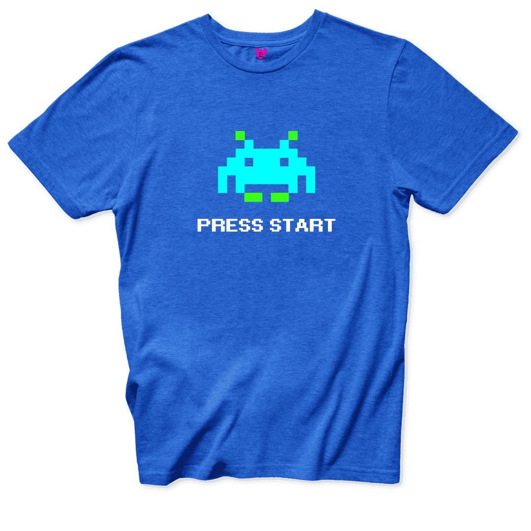 Press Start T-Shirt - Throwback Paradise