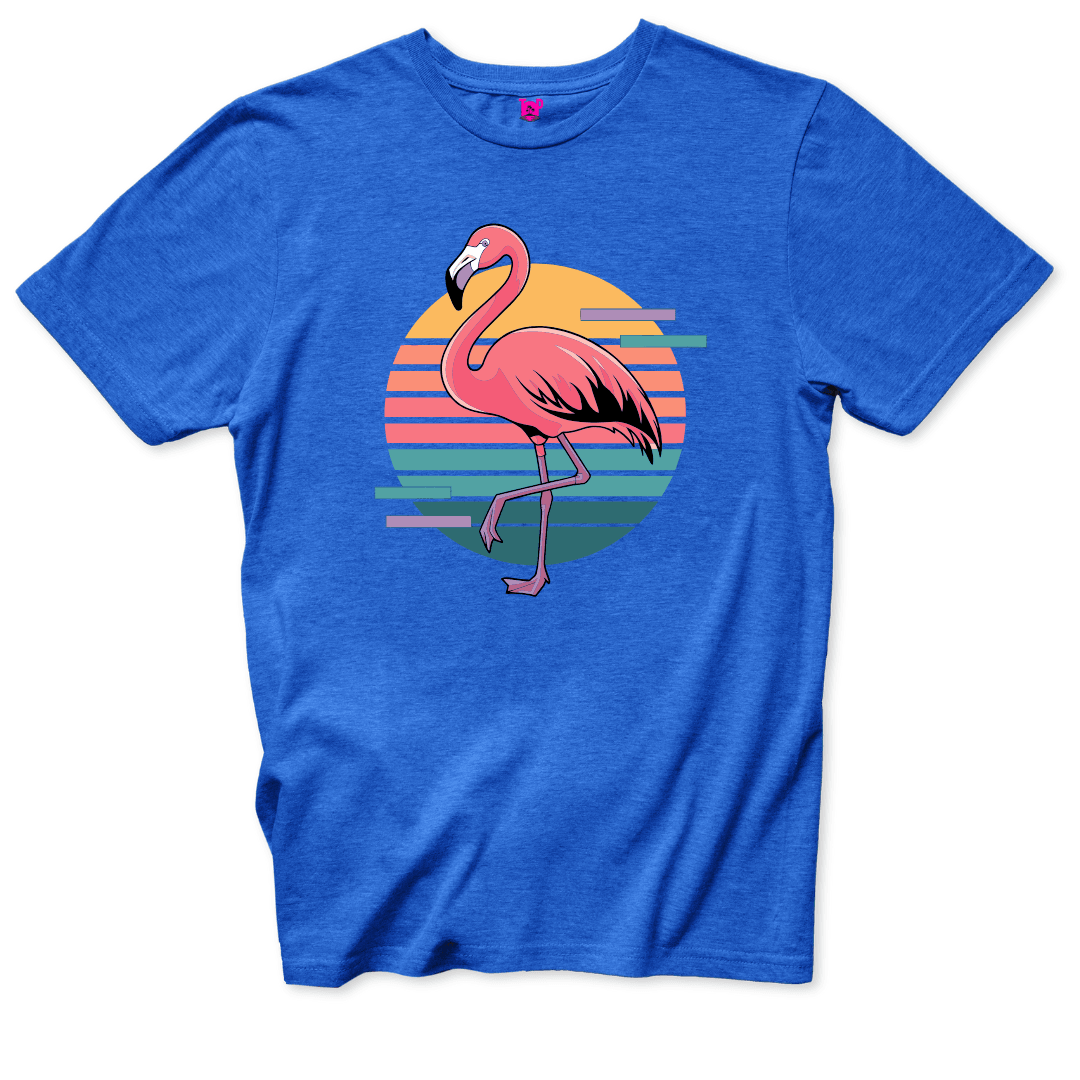 Retro Flamingo T-Shirt - Throwback Paradise