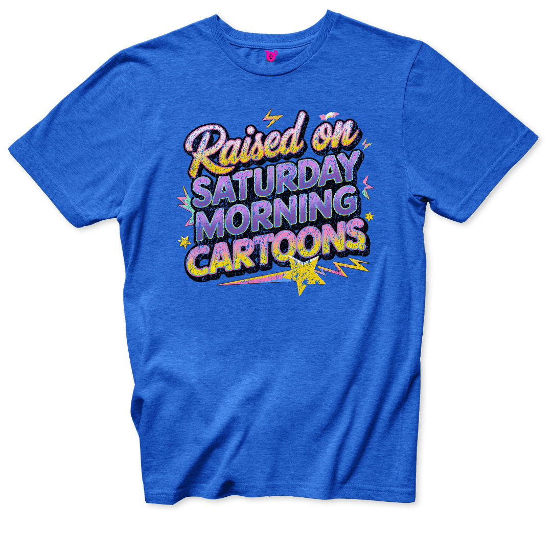Saturday Morning Cartoons T-Shirt - Throwback Paradise