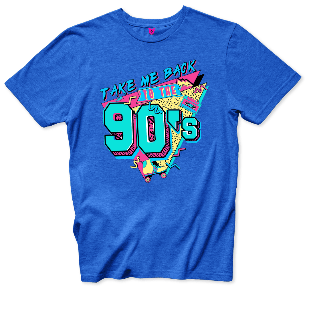 Take Me Back to the 90s T-Shirt - Throwback Paradise