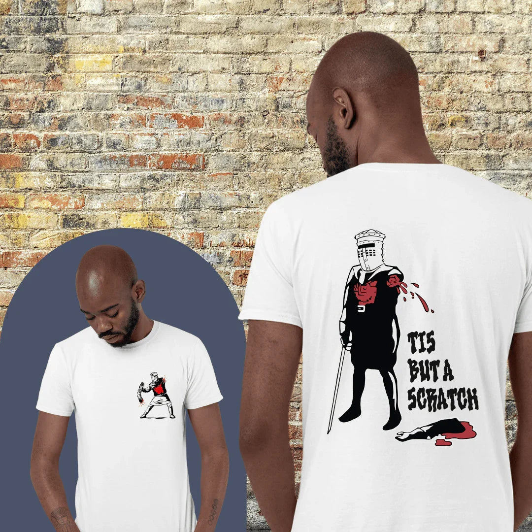 Tis But A Scratch - Shirt - Throwback Paradise