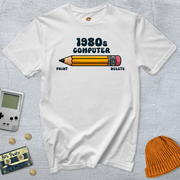 Printify T-Shirt White / S 1980s Computer - Shirt