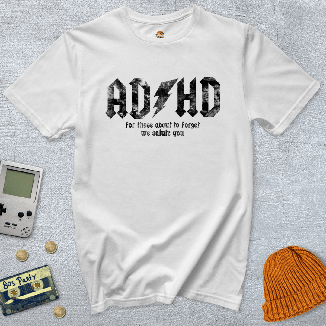 Printify T-Shirt White / S ADHD - Shirt