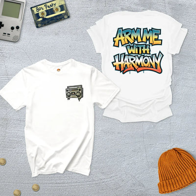 Arm me with Harmony - Shirt - Throwback Paradise