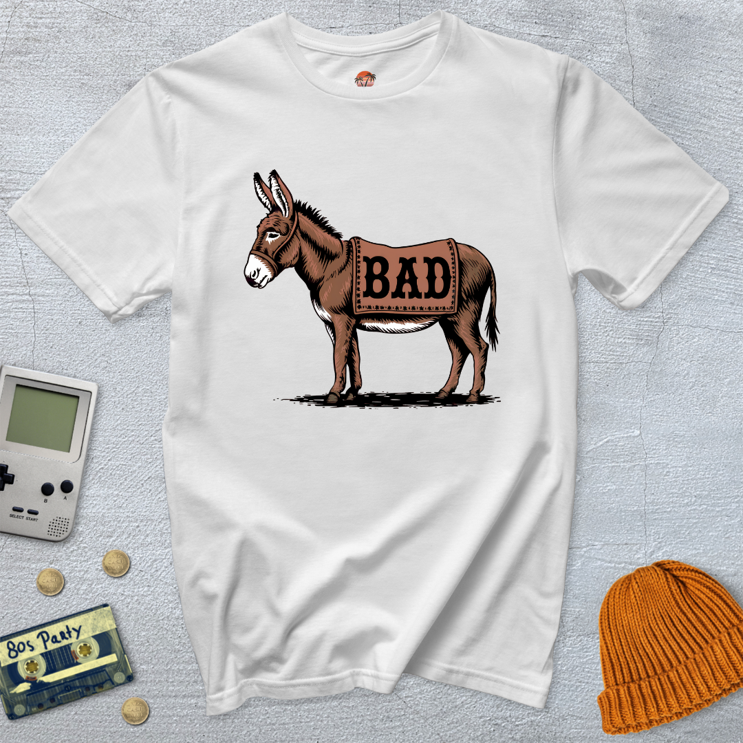 Printify T-Shirt White / S Bad Ass - Shirt
