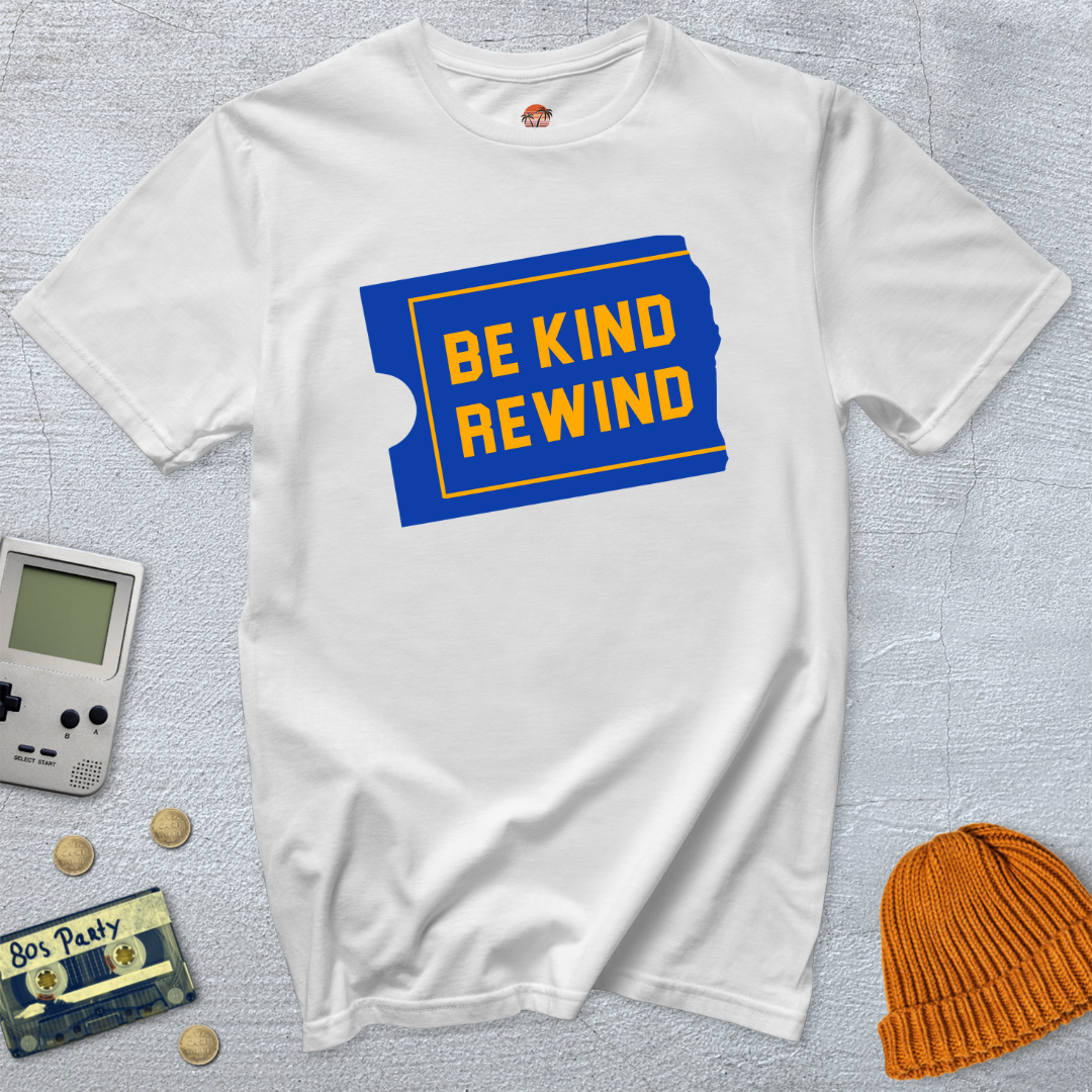 Printify T-Shirt White / S Be Kind Rewind - Shirt
