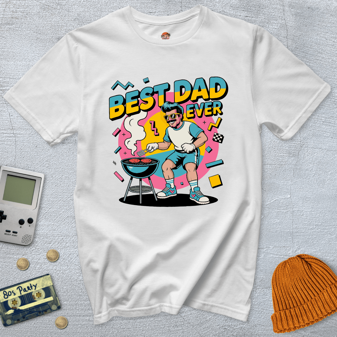 Printify T-Shirt White / S Best Dad Ever - Shirt