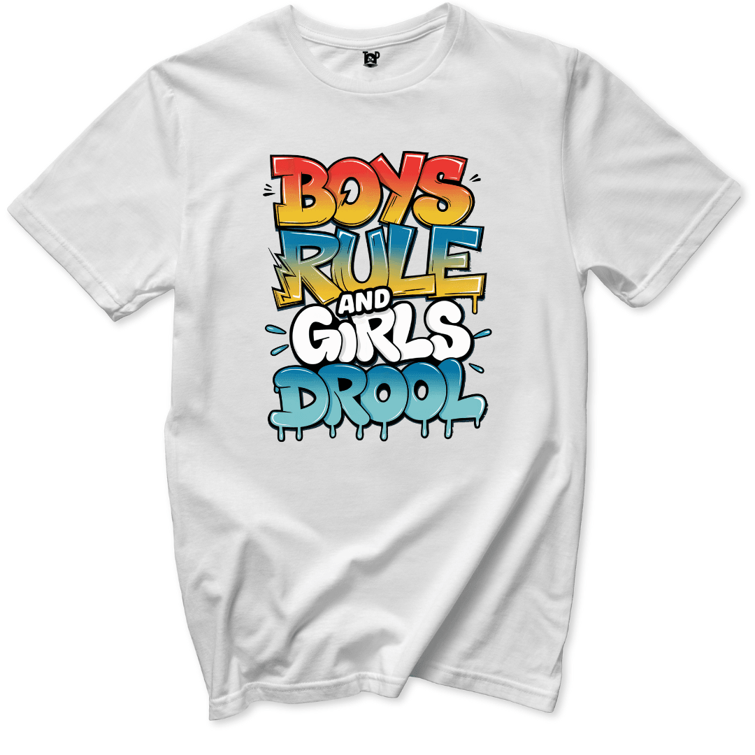 Boys Rule T-Shirt - Throwback Paradise