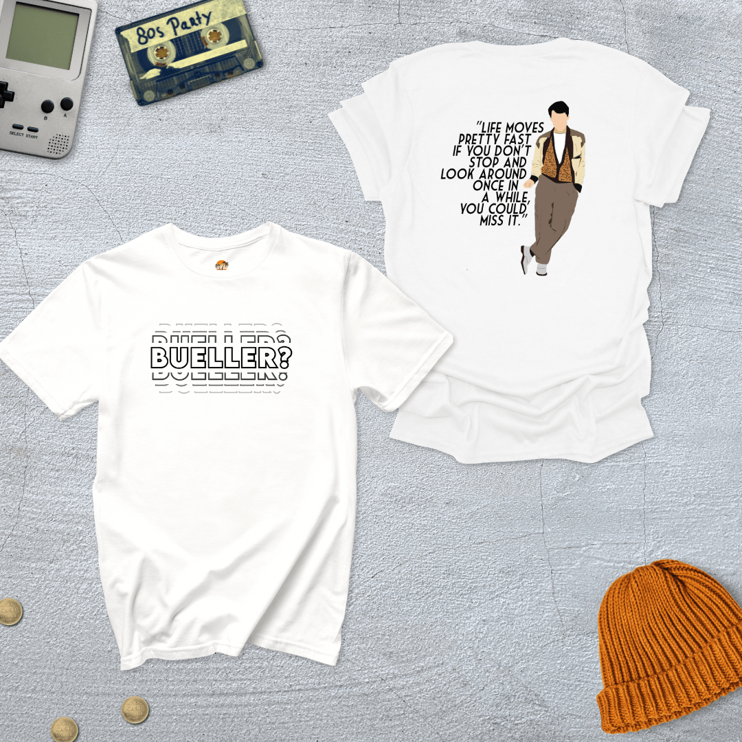 Printify T-Shirt White / S Bueller - Shirt