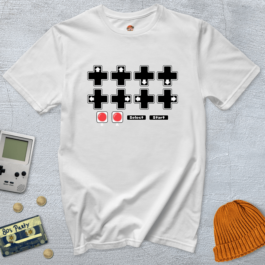 Printify T-Shirt White / S Cheat Code - Shirt
