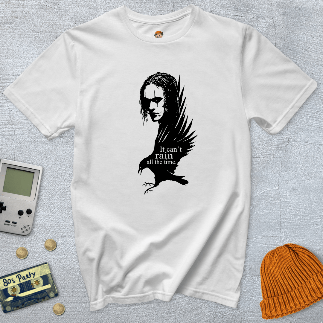 Printify T-Shirt White / S Crow - Shirt