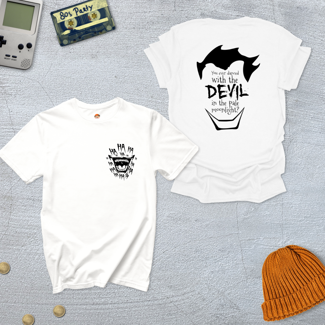 Printify T-Shirt White / S Dance with the Devil - Shirt