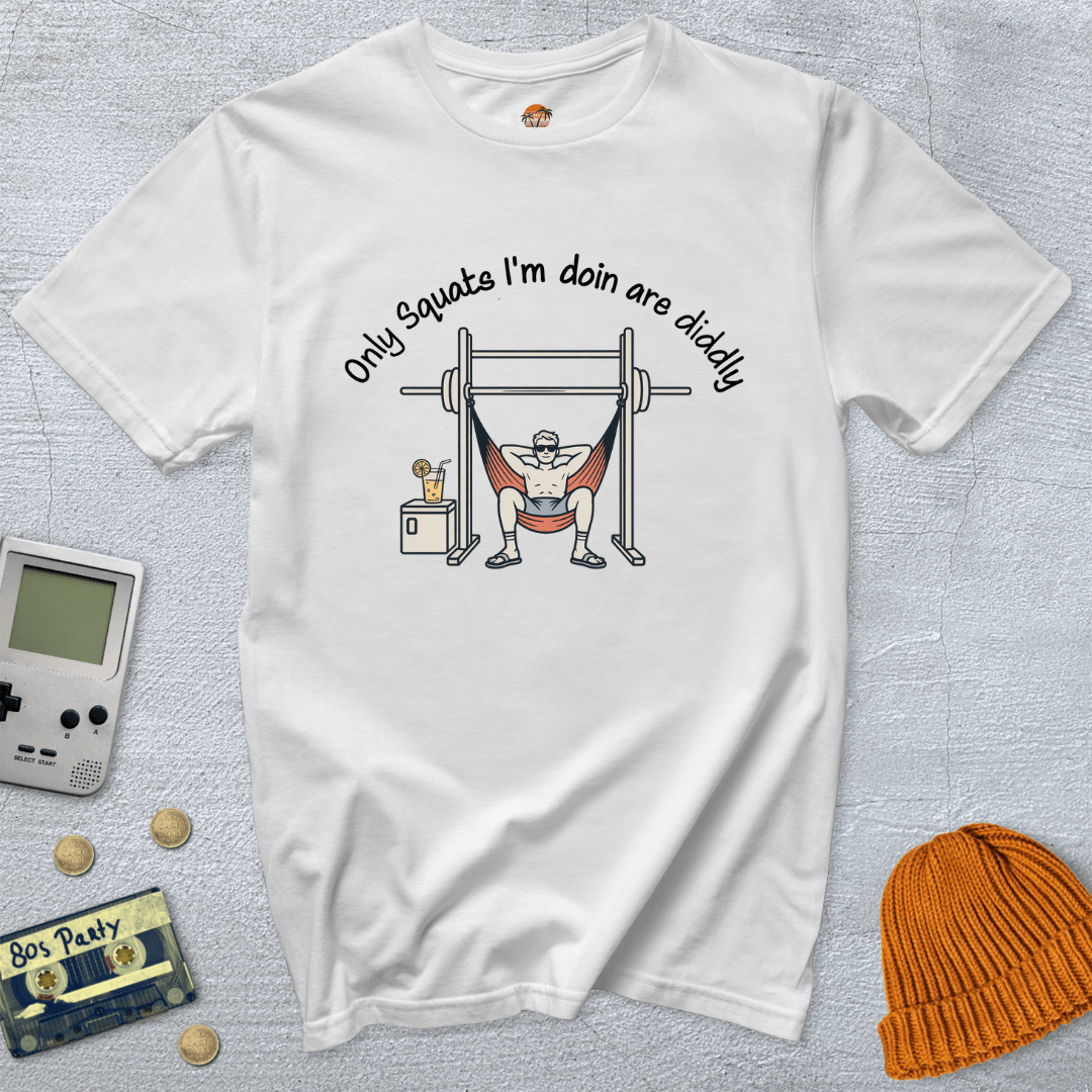 Printify T-Shirt White / S Diddly Squat - Shirt