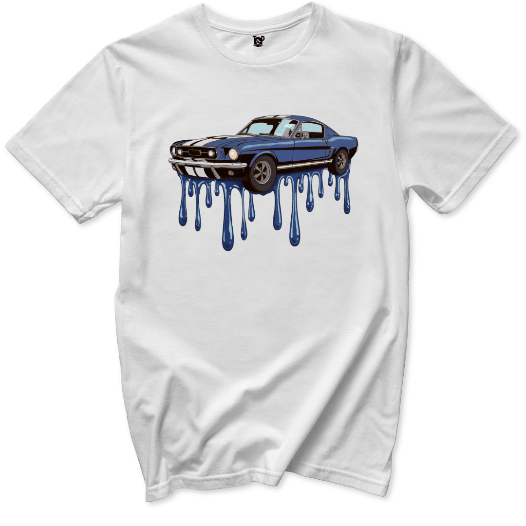 Dripping Muscle Car T-Shirt - Throwback Paradise