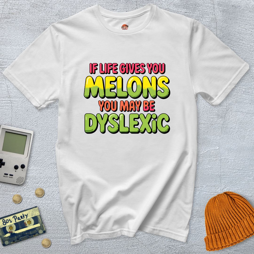 Printify T-Shirt White / S Dyslexic - Shirt