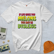 Printify T-Shirt White / S Dyslexic - Shirt