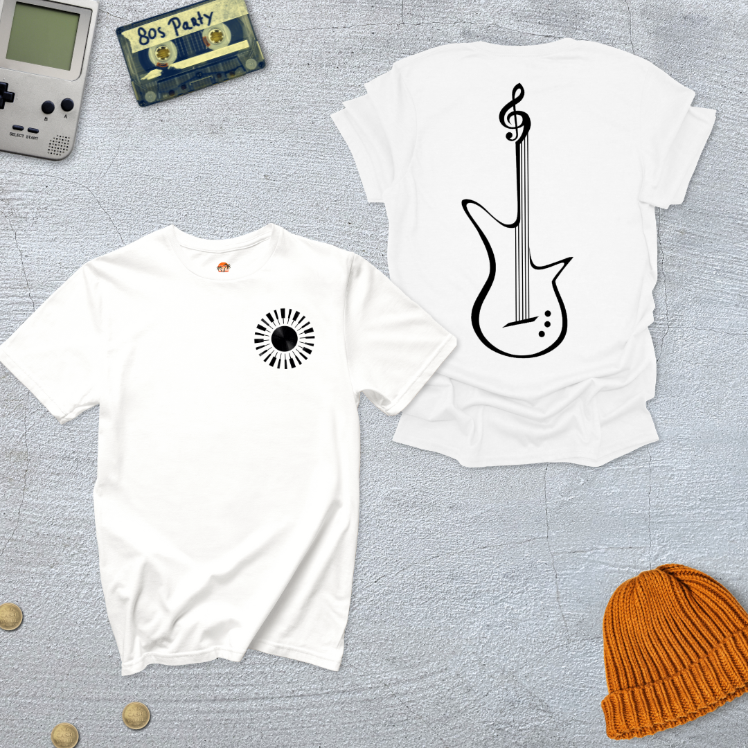 Printify T-Shirt White / S Elegant Tunes - Shirt