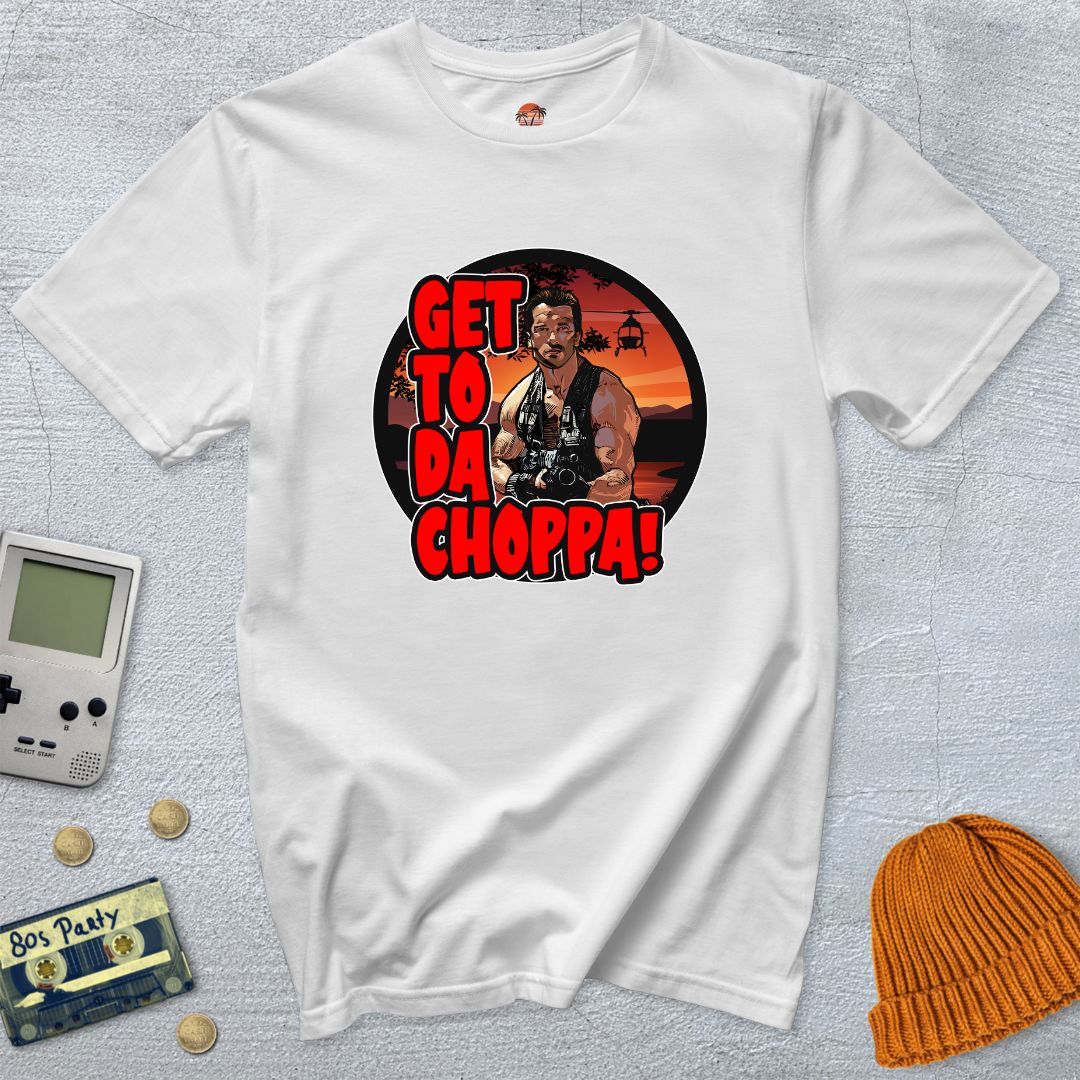 Printify T-Shirt White / S GetToDaChoppa - Shirt