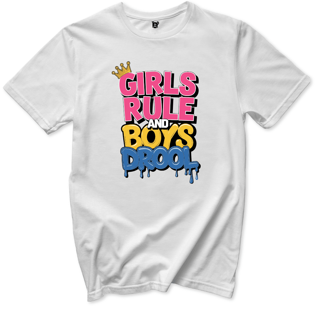 Girls Rule T-Shirt - Throwback Paradise