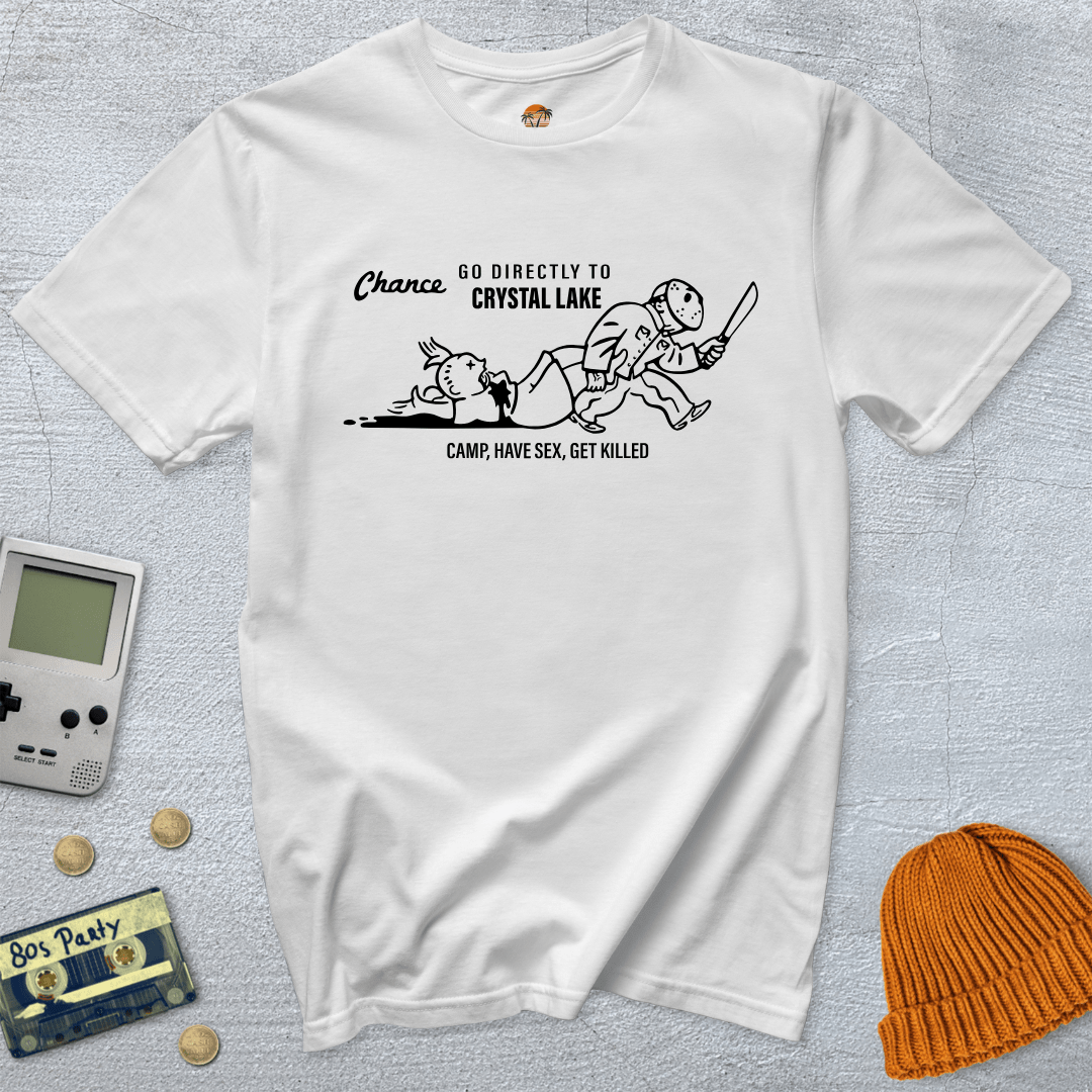 Printify T-Shirt White / S Go to Crystal Lake - Shirt