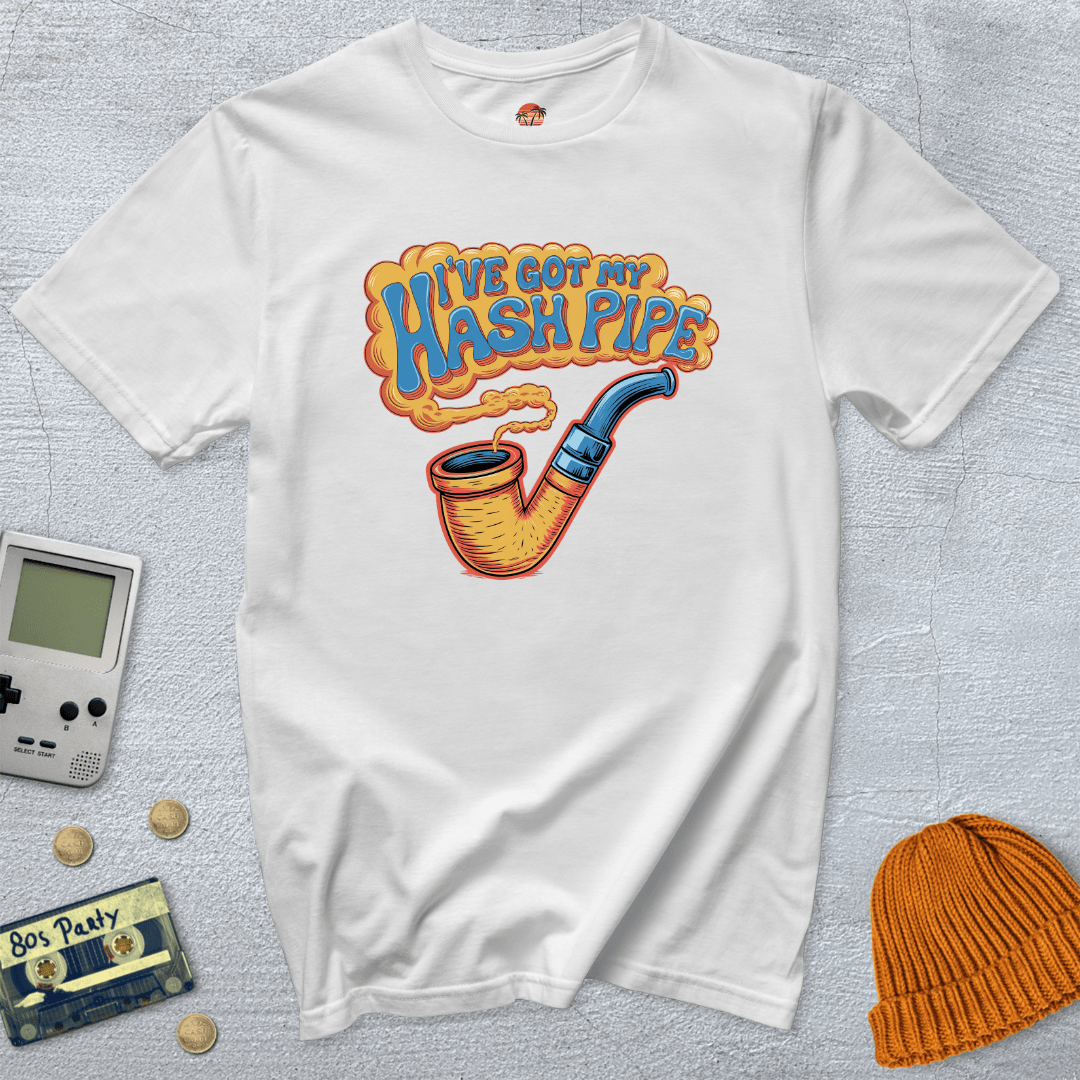 Printify T-Shirt White / S Hashpipe - Shirt