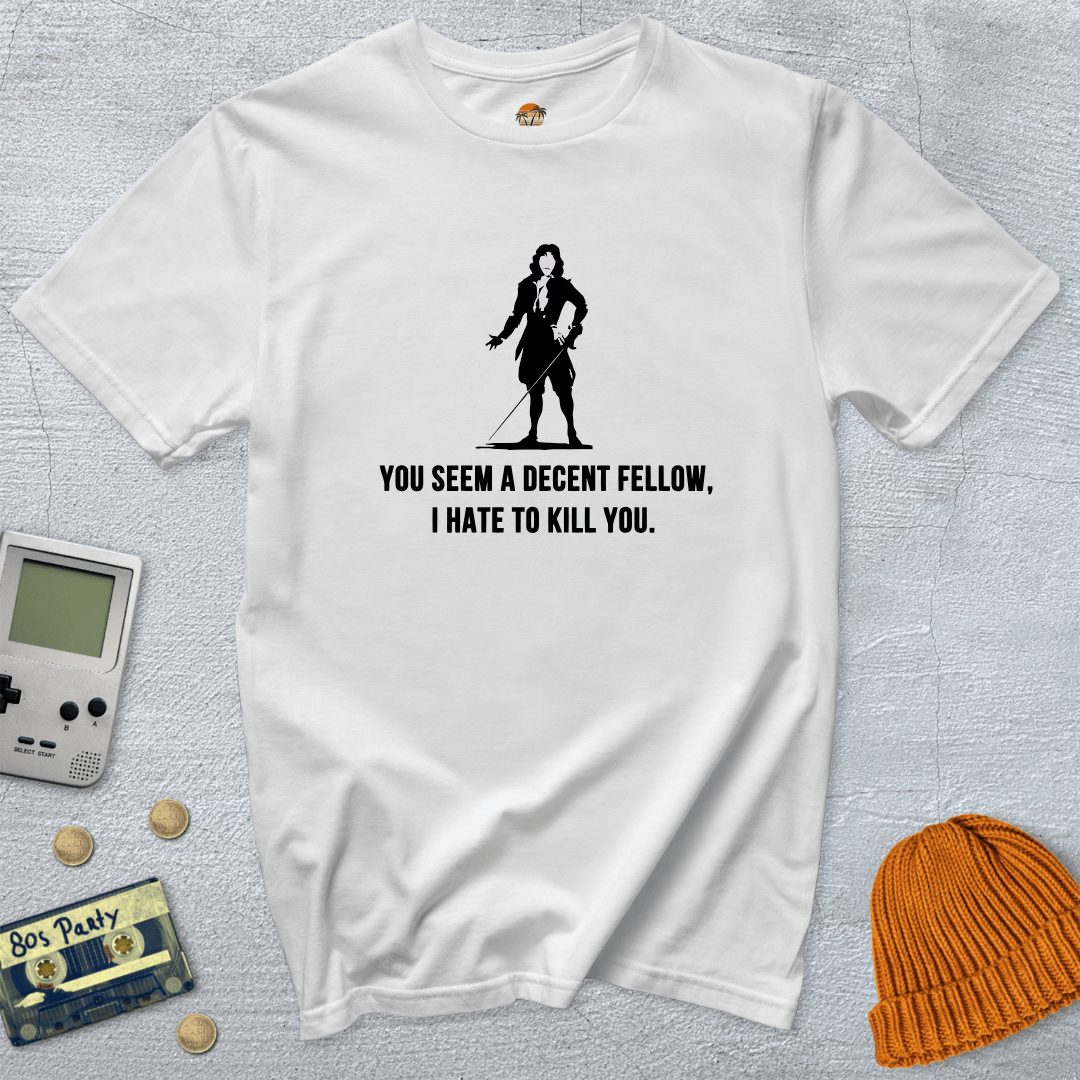 Printify T-Shirt White / S Hate to kill you - Shirt